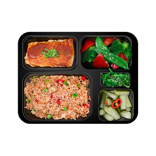 Bentobox Salmon + Nasi